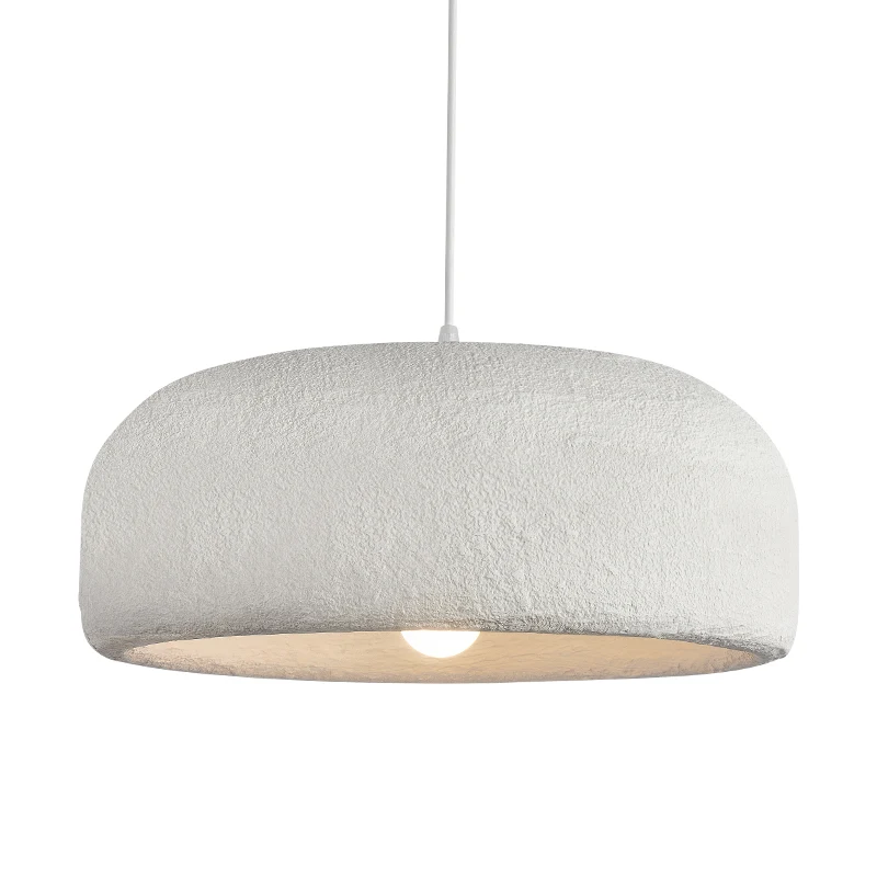 

2022 New Nordic Simple Restaurant Wabi Sabi Bar Island Lamp Creative Personality Japanese Polystyrene Pendant Lamp