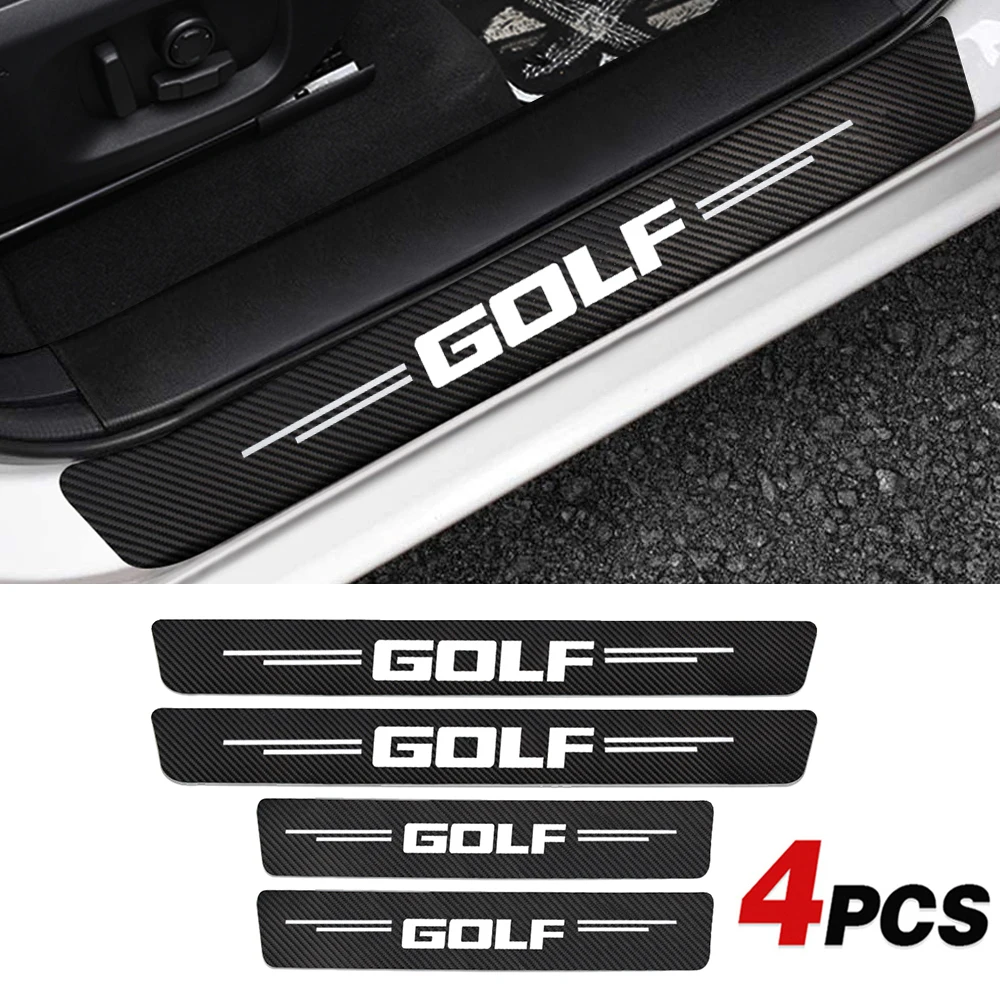 4 шт. для GOLF 5 6 7 MK4 MK5 MK6 MK7 1998-2021 GTI GLI автомобильная дверь стандартная углеродная