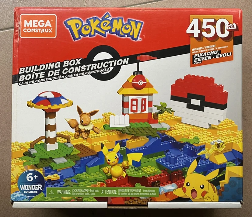 Mega Construx Pokemon Pikachu Construction Set, Building Toys for Kids  [ Exclusive] 16 Pieces