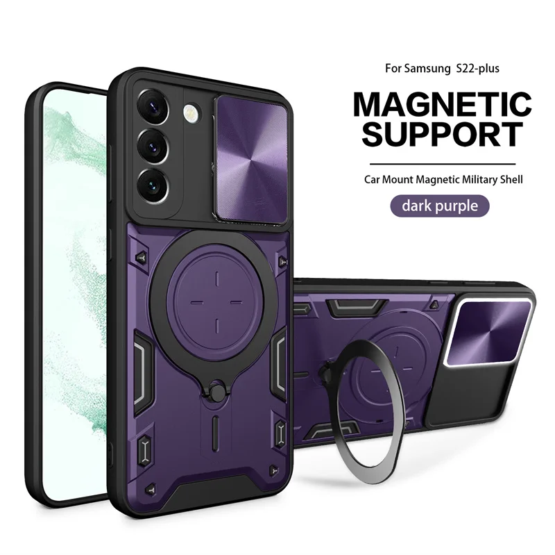 Funda protectora de lente deslizante para Samsung Galaxy A14, A34, A54, 5G,  A54, A14, 34, 54, soporte de anillo de Metal magnético, cubierta A prueba  de golpes - AliExpress