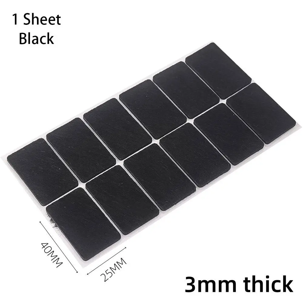 12Pcs/시트 테이블 다리 커버 펠트 의자 다리 패드 가정용 가구 액세서리 바닥..