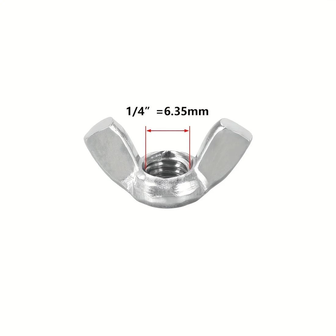 Butterfly Wing Nuts 20pcs M3 M4 M5 M6 M8 M10 Zinc Plated Hand Tighten Nut Fasteners Parts
