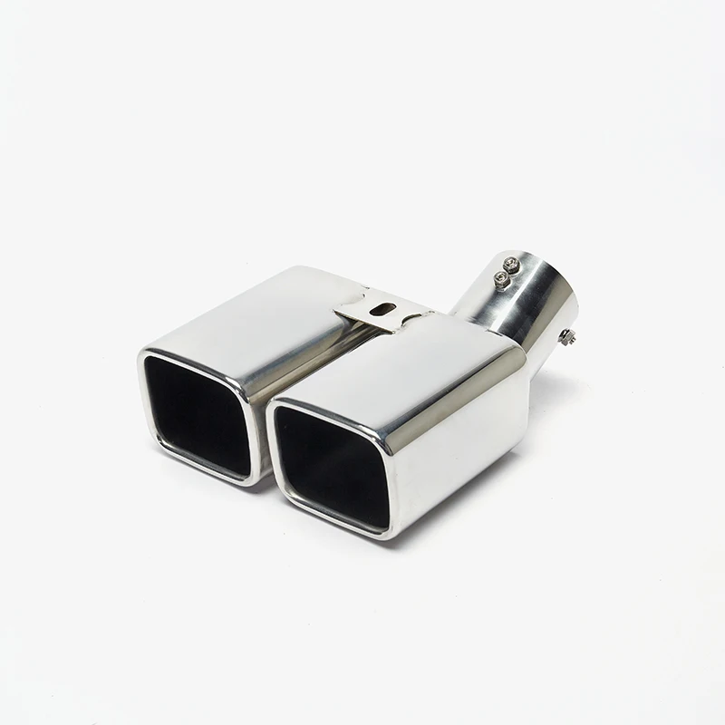 

304 нержавеющая сталь автомобильная двойная выпускная труба глушитель наконечник Автомобильная выхлопная система для Toyota Alphard автомобильны...