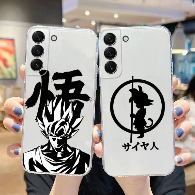

Чехол для телефона с изображением дракона жемчуга Z, Аниме Сон Гоку, DBZ, для Samsung Galaxy S22, S21 Ultra, S20, S30, FE, S8, S9, S10, мягкий прозрачный чехол