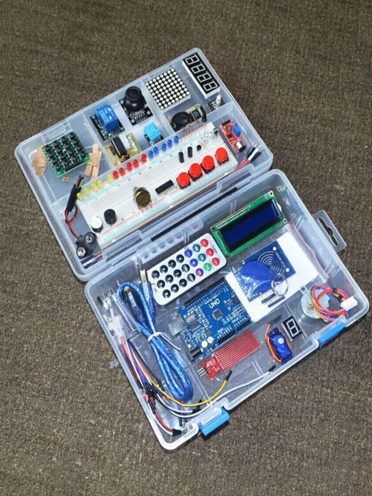 Robot DIY Kit RFID Learn Suite Kit LCD 1602 Upgraded Version Starter For Arduino UNO R3 Open Source Programmable
