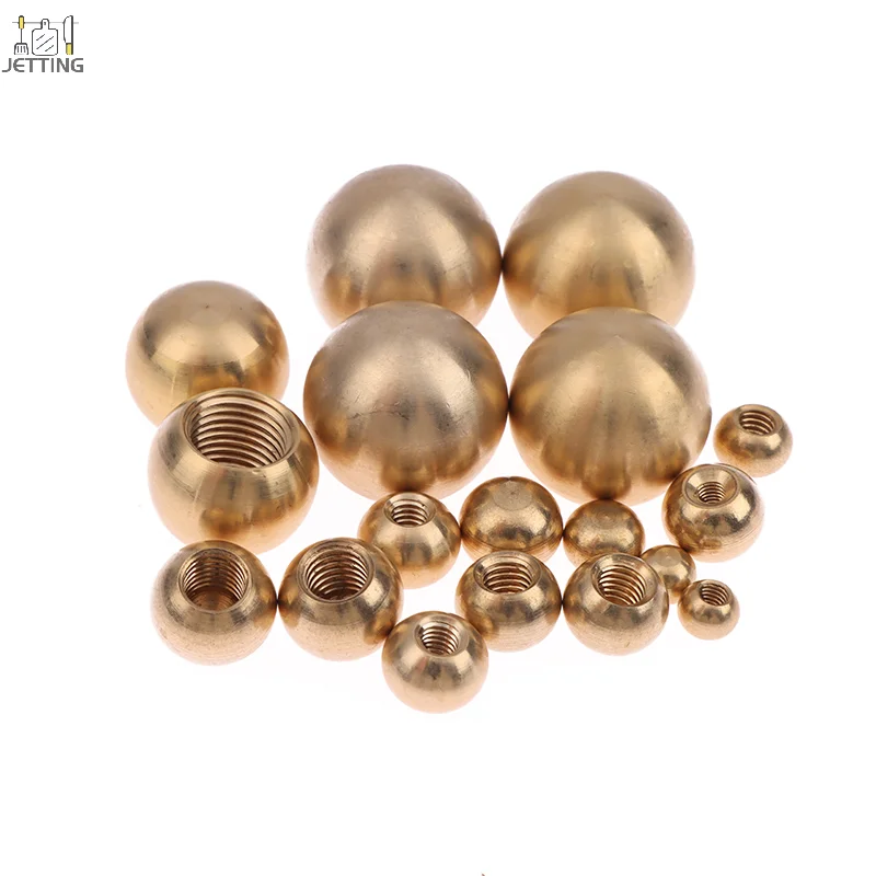 

10Pcs M3/M4/M5/M6/M10 Brass Female Ball Head Copper Inner Tooth Ball Nut Light Cap Nut Cover Lighting Accessories
