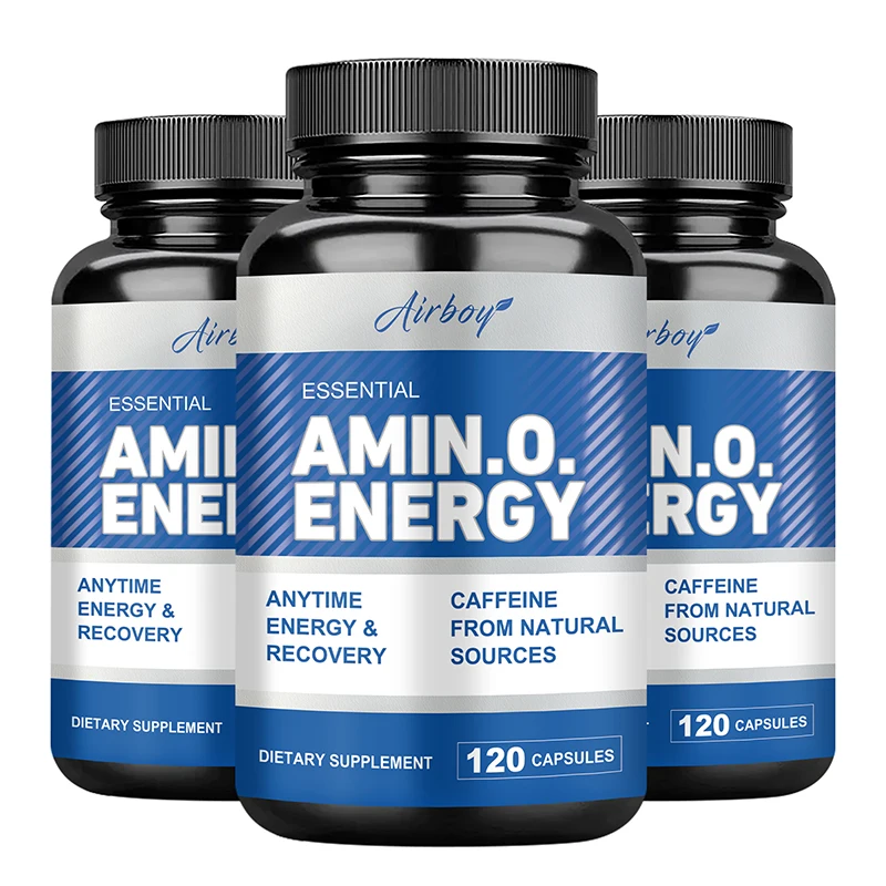 Amino Acid Capsules Helps Increase Strength Endurance Protein Synthesis Build Muscle Mass Abs Energy