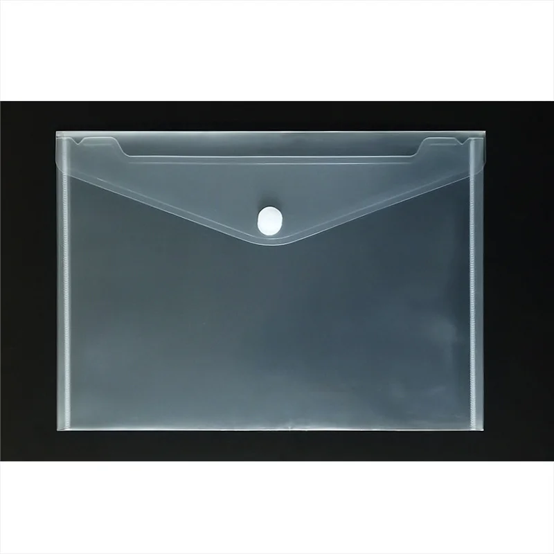 A5 10-100 개/세트 폴더 가방 A5 폴더 투명 플라스틱 파일 종이 사무용품