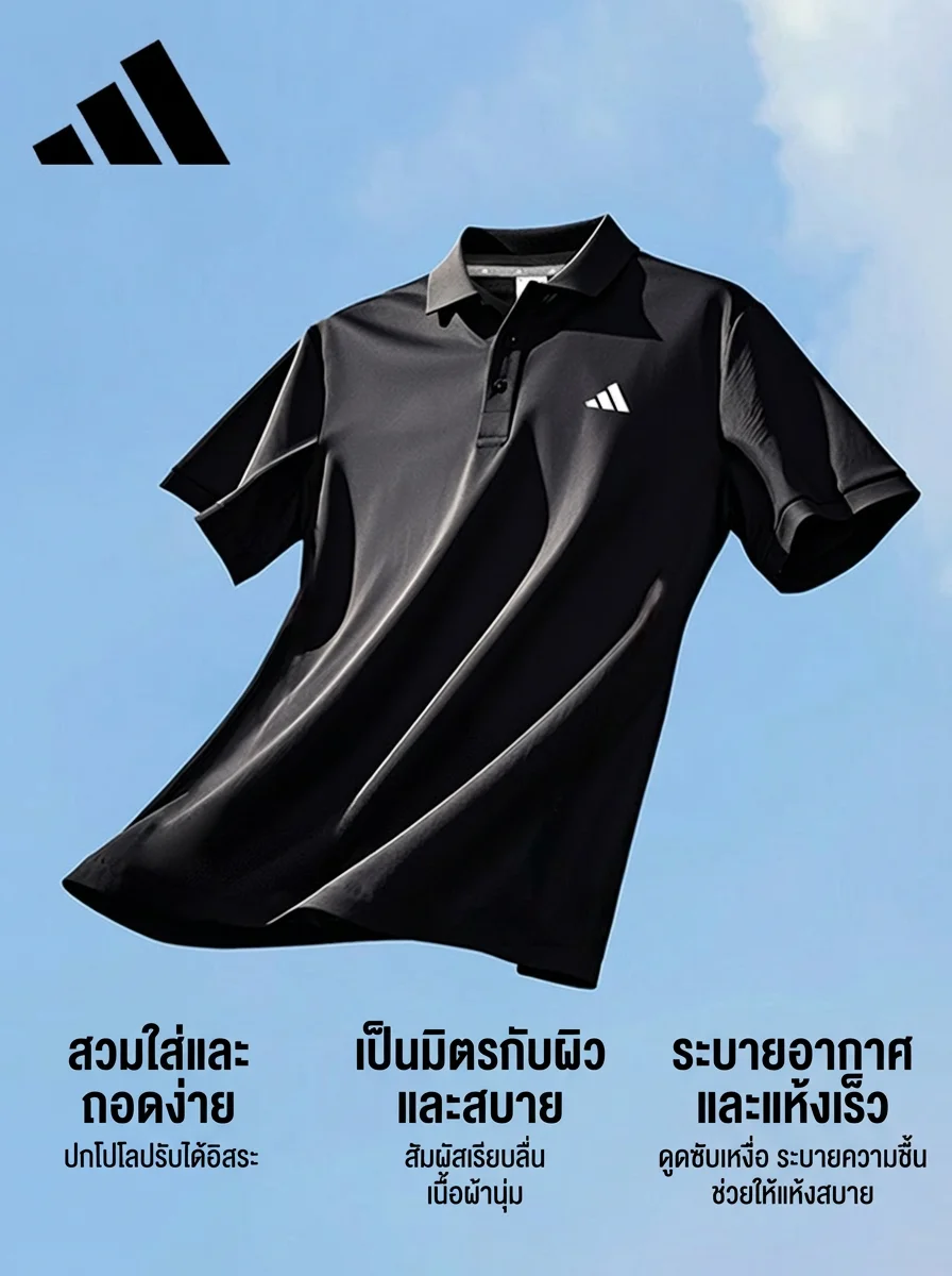 adidas | Quick Dry Tennis Coach Polo Shirt