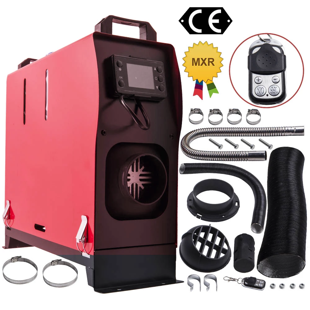 

2KW-8KW 12V Air diesel Heater LCD Remote Full Set of Accessories For Trucks Motorhome Campervan Boat SUV