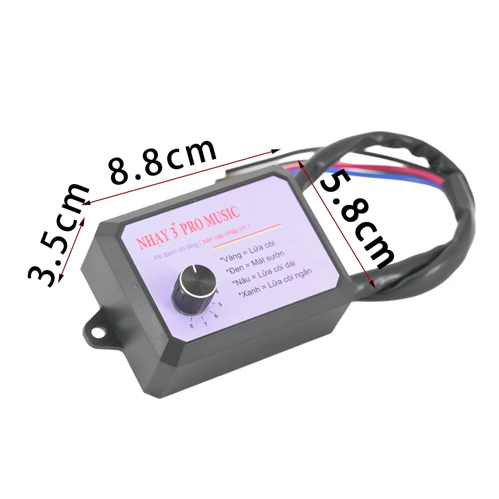 Musical Electronic Horn Controller Electric Horn Speaker ,Premium, 12-24V Volume Switching 8 Sound Effects for Boat Marine