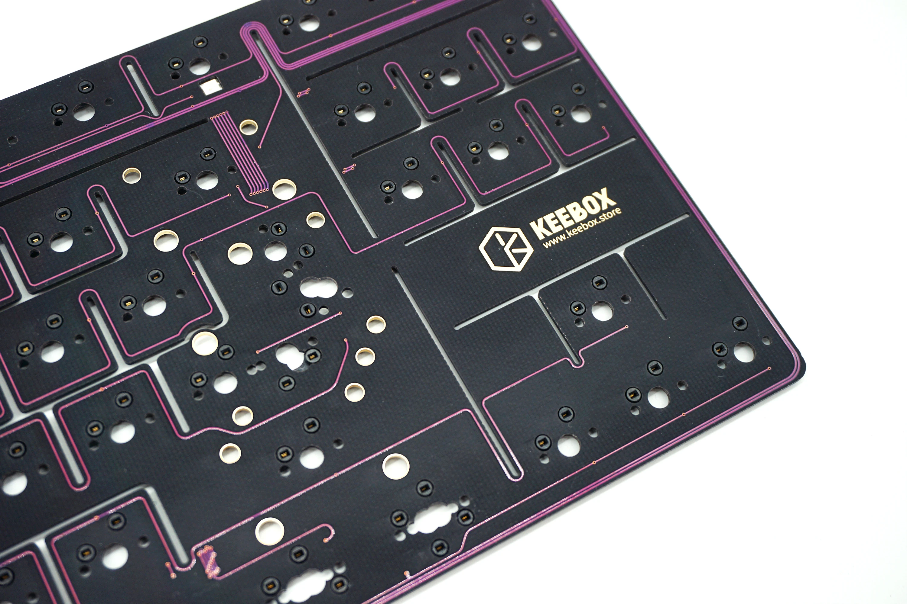 Keybox y & R80 Pcb Flex Cut Pcb para Tiger80 80 Layout Teclado Hot Swap Suit80 - Imagem 3