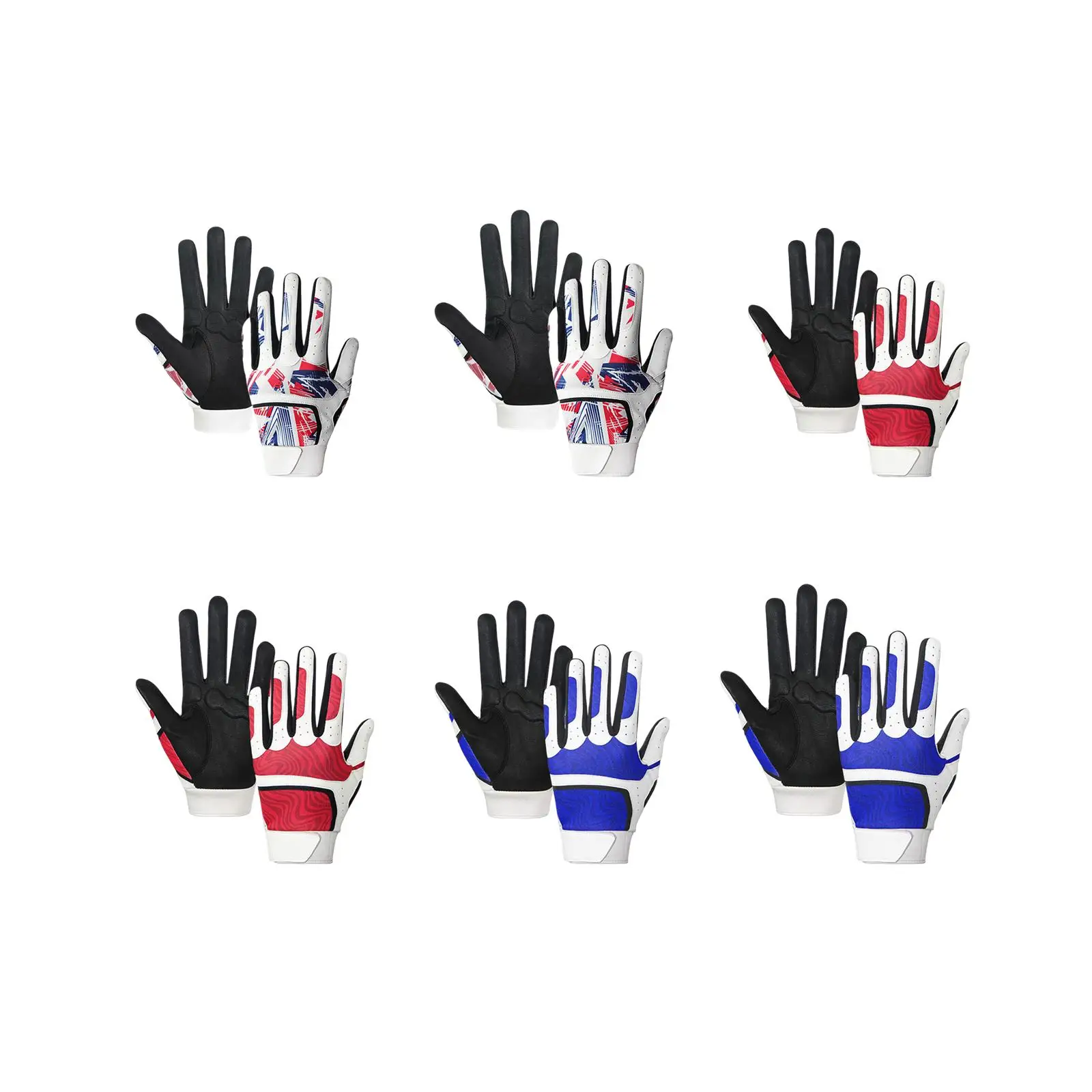 Baseball Batting Gloves Pair Softball Gloves for Women Outdoor Enthusiasts