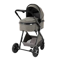 Poussette bébé 3 en 1, landau léger, poussette Portable pour nouveau-né, siège auto avec couffin 3