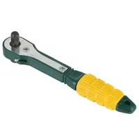 Adjustable Quick Socket Wrench Tools Green Rapid Ratchet Wrench Mini 1/4 Screwdriver Rod Easy to Use 2