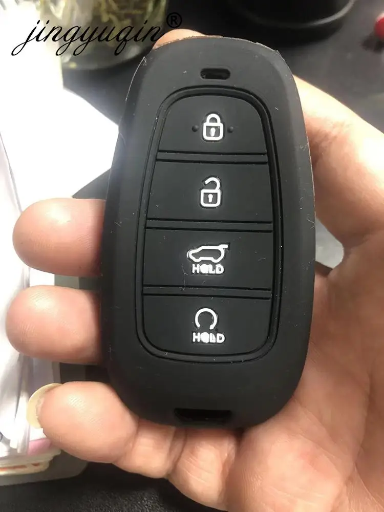 Keyforkess 100pcs custodia morbida in Silicone per auto per Hyundai Santa Fe Tucson 2022 NEXO NX4 Atos Prime Solaris 2021 3 Keyforkess 100pcs custodia morbida in Silicone per auto per Hyundai Santa Fe Tucson 2022 NEXO NX4 Atos Prime Solaris 2021 - S9fb55218d2e941528538ef5abb2f104ao