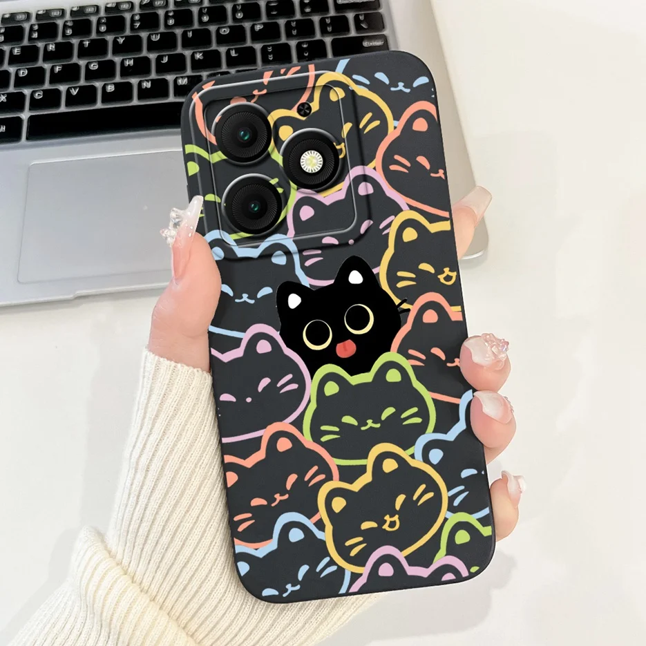 Cute Fashion Cartoon Soft TPU Phone Case - Stylish Protective Back Cover Bumper