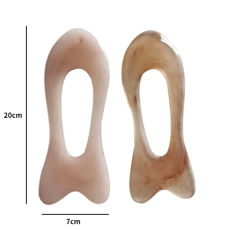 1Pc Guasha Board Resin Beeswax/Synthetic Resin Tool Scrpy aping Board Massage Tool Guasha Massage Scraper Thera
