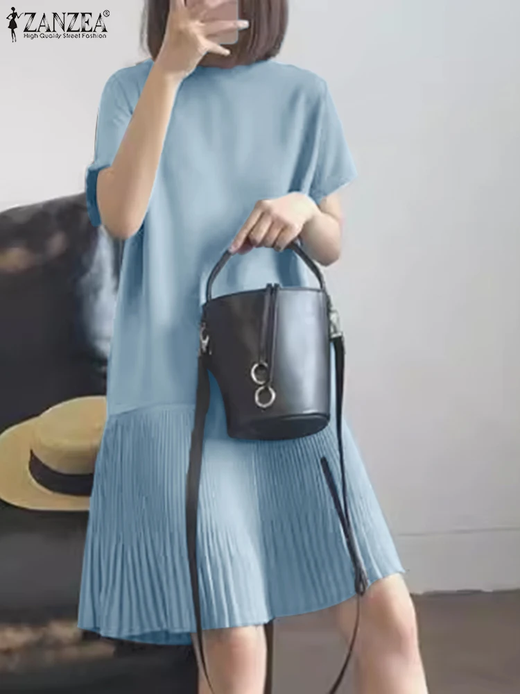 Serenity | La robe simple plissée sans manches