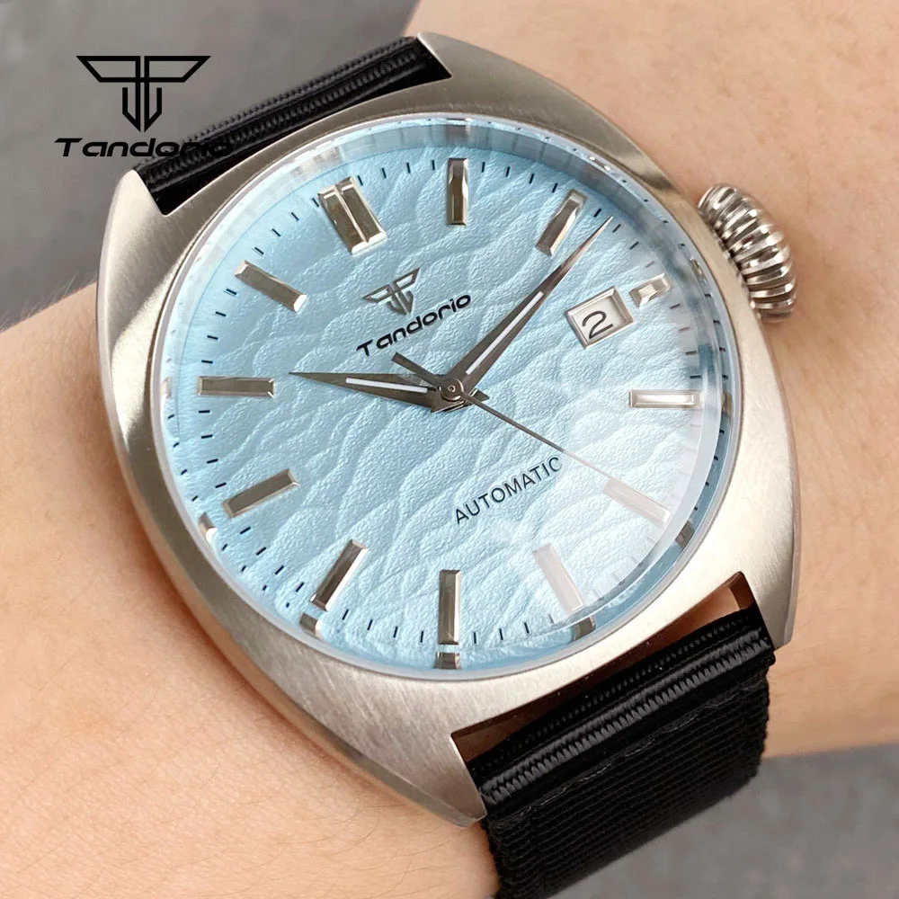 新品 Tandorio ノーロゴ NH35 フィフティファゾムス　オマージュ Tandorio Titanium 39mm Watch - Sapphire & NH35 PT5000