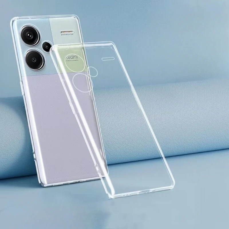 Für Xiaomi Redmi Note 13 Pro Plus Klare, transparente, weiche TPU-Silikonhülle, rückseitige Abdeckung für Redmi Note 13 13 Pro+ Schutzhülle