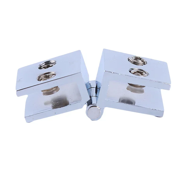90 180 Degree Install Glass Clamp Zinc Practical Durable Cabinet Door Hinge Bathroom Furniture Cupboard