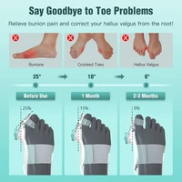 Bunion Corrector Thumb Valgus Toe Orthosis Foot Thumb Valgus Corrector Foot Soft Silicone Improves Large Foot Bones 2