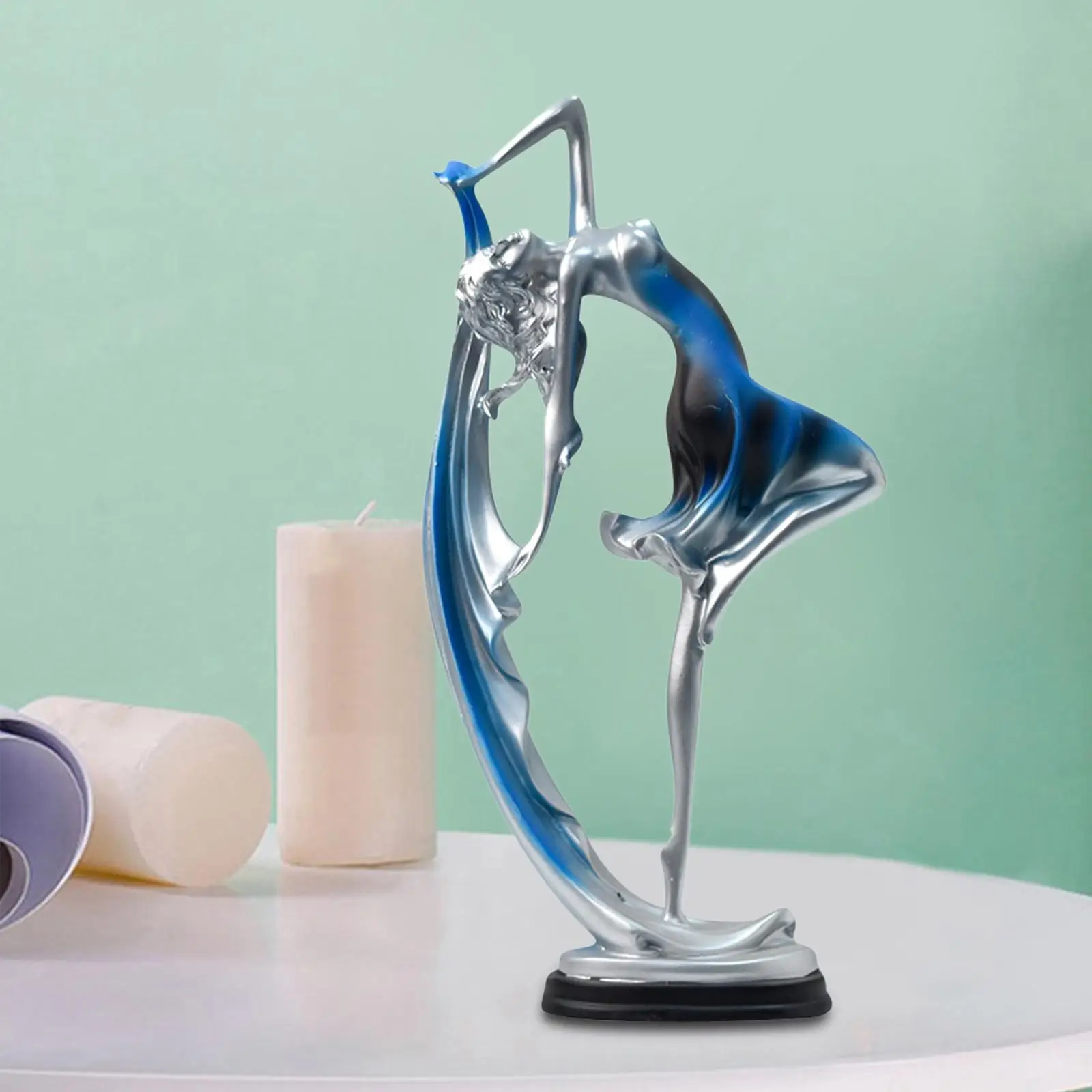 Ballet Dancing Sculpture Sculpture Desk Ornament for Tv Cabinet Desk