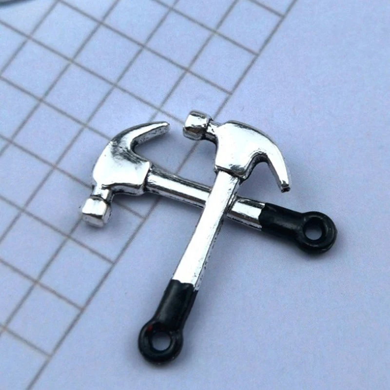 2pcs Dollhouse Accessories Miniature Model Simulation Repair Tools Kids Toy Set