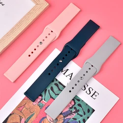 20mm 22mm Watch band For Amazfit GTR/GTS-4-3-2-2e-Mini-Pro/stratos Sport Silicone Bracelet for Amazfit bip-U-S-3-Pro-Lite Strap