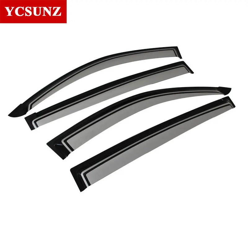 Car Window Visor Deflectors for Mitsubishi L200 Triton 2006-2014