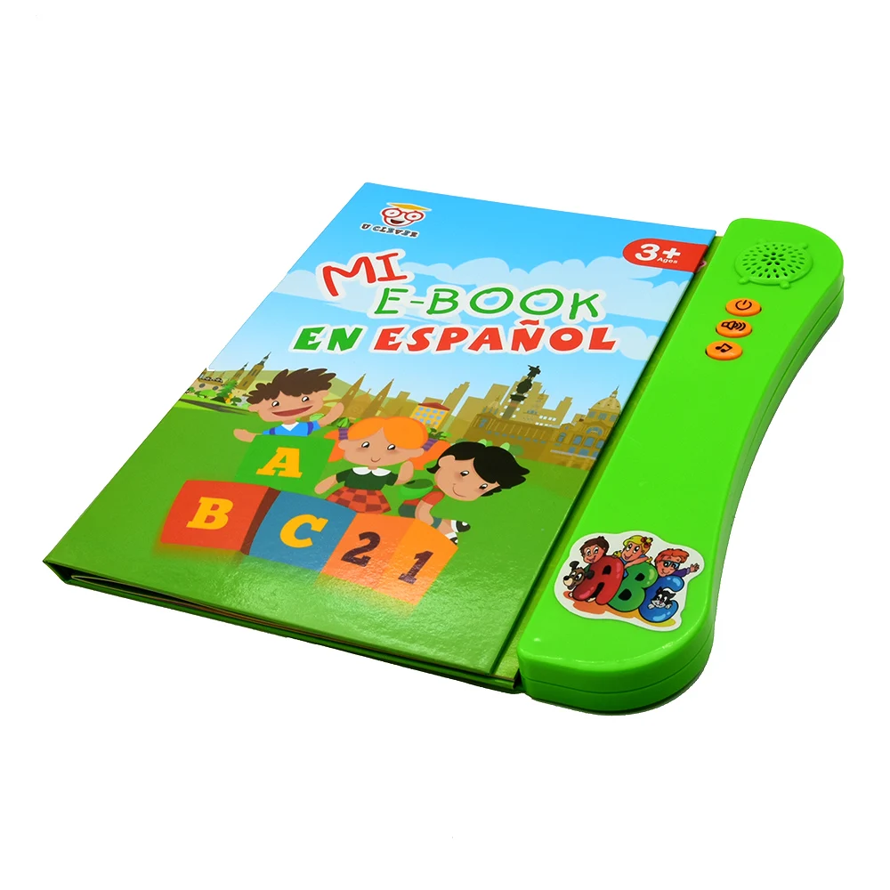 Spanish Language Learning E-Book Interactive Voice Reading Machine Kids Gift Exercise Spanish Pronunciation Spanish Reading Book 4