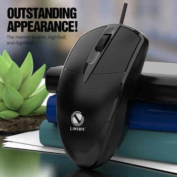 301 Wired Mouse Office Gaming Desktop Computer Laptop Business Mouse USB Optical Mouse 3