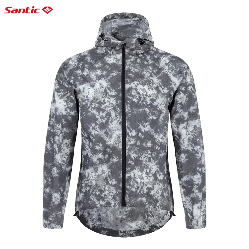 

Велосипедная куртка Santic, зимнее уличное спортивное пальто, камуфляжная бархатная утепленная мужская футболка для езды на горном велосипеде