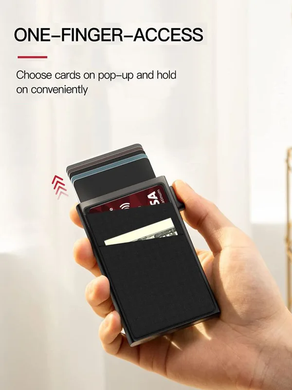 Anti-theft Cards Protectors Card Holder Minimalist Smart Wallet RFID...