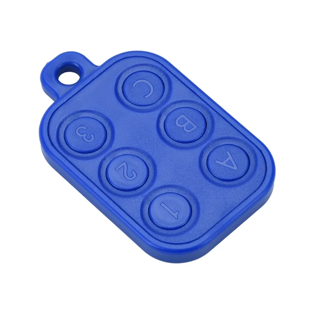 6 in 1 RFID Multiple Keychain Dual Frequency Keyfob Multifunctional Access Control Elevator Copy Card ID IC Erasable 3