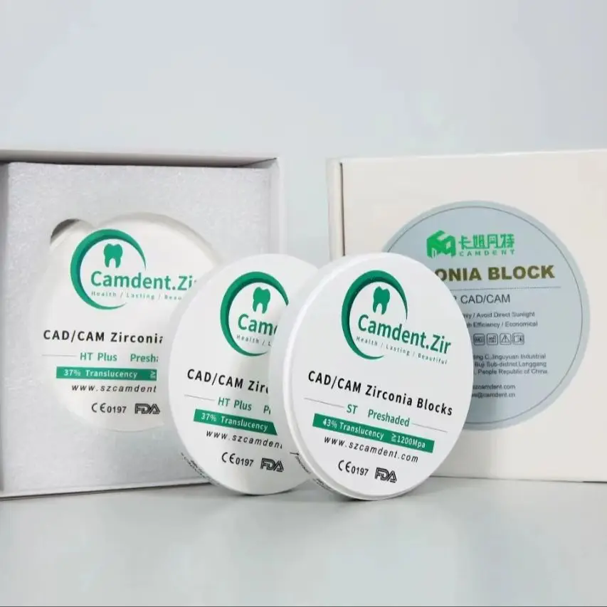 

Best Price HT 95*22mm Vita 16+ Preshade Dental Cad Cam Zirconia Block Blank