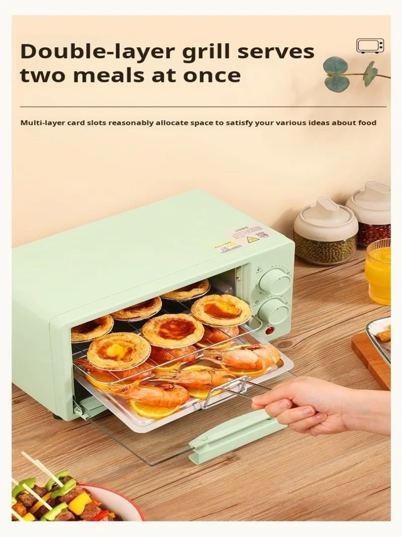 Small Oven household all-in-one mini-oven heated electric oven tart baking large-capacity oven