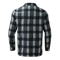 Spring Autumn Men Shirt Turn-down Collar Cotton Blend Long Sleeve Plaid Buttons Shirt Coat Casual Loose Streetwear Man Clothes - Image 4