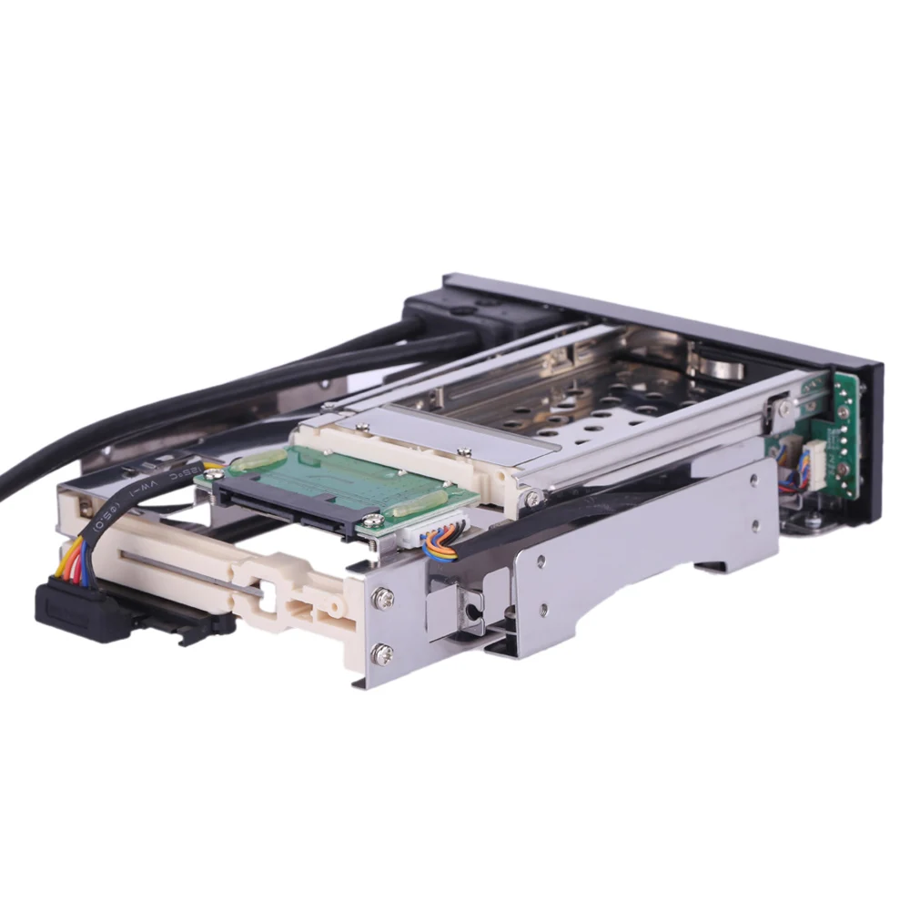 듀얼 베이 3.5인치 2.5인치 SATA III 하드 드라이브 HDD & SSD 트레이 캐디 내장형 모바일 랙 인클로저 도킹 스테이션 (USB 3.0 핫스왑 지원)