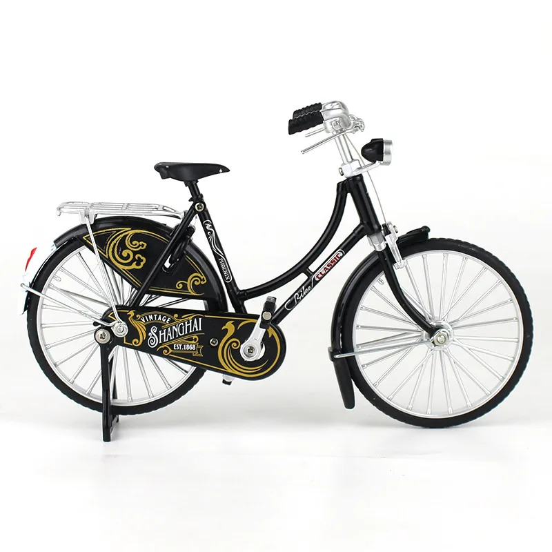 Mini Fahrrad Modell Aus Legierung - Detailliertes Tandem Bike Als Deko Für Zuhause