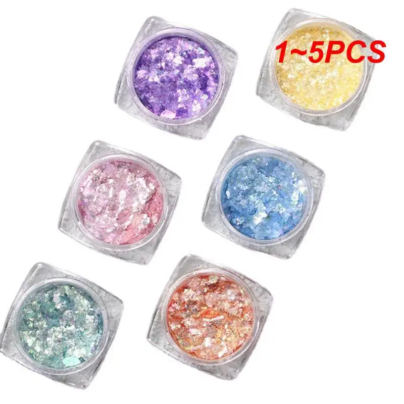 1 ~ 5Pcs Cosmetici Crystal Fire Aurora Opal Powder Chameleon Glitter Flakes Per Ombretto Nail Art Resin Crafts Manicure