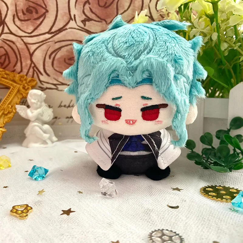 New Mini Genshin Impact Plush Doll Kaveh Al Haitham Dottore Cyno Diluc Xiao Kazuha Pendant Keychain Anime Cosplay Toys Kids Gift genshin impact klee bomb apron things for kitchen cleaning products for home