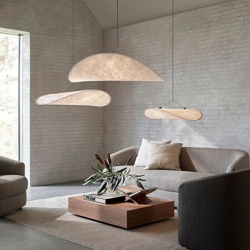 

Japanese Style Quiet Wind Living Room Pendant Lamp Nordic Creative Hanging Chandelier Retro Accommodation Restaurant Bar Lights