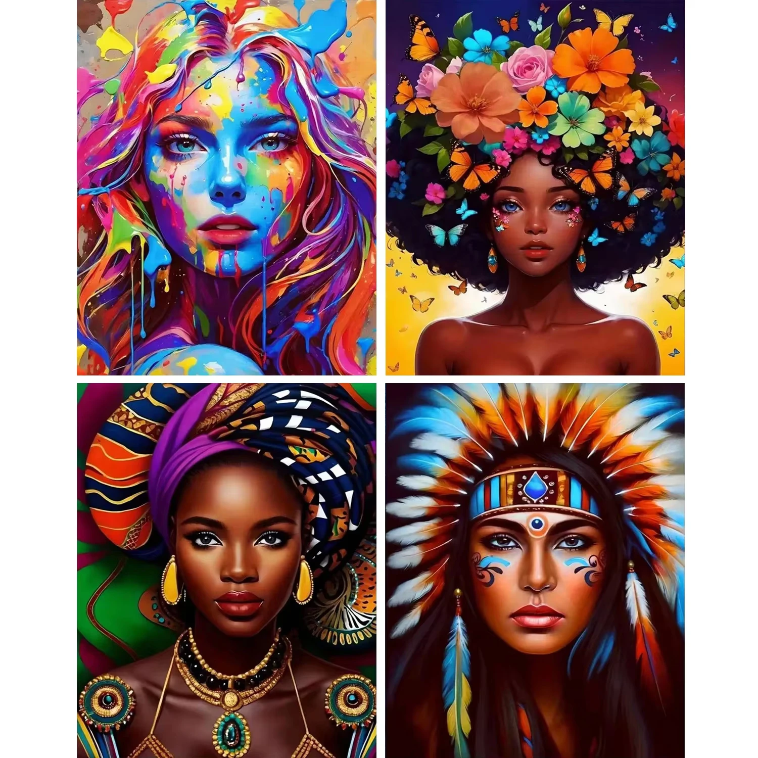 Painting by Numbers Kits for Adults Beginner Canvas DIY Hobbies