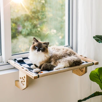 Mewoofun Cat Window Perch Soft Mat For Small Pets 40lbs Sturdy Design Warm Washable Changeable Mat.jpg