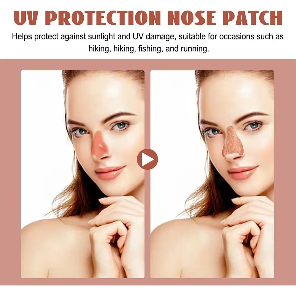 24pcs Sunscreen Nose Patch Nose Protection Stickers Sunscreen Patch Skin Care Sun Protection Accessories facial sunscreen sunscreen cream sunscreen stick