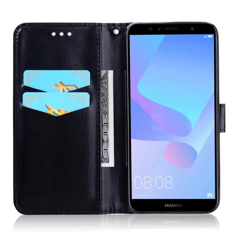 For Honor 7A Case 5.45 inch DUA-L22 Luxury Leather Flip Case For Huawei Honor 7A Pro AUM-L29 5.7 inch Phone Cases Coque Fundas 5