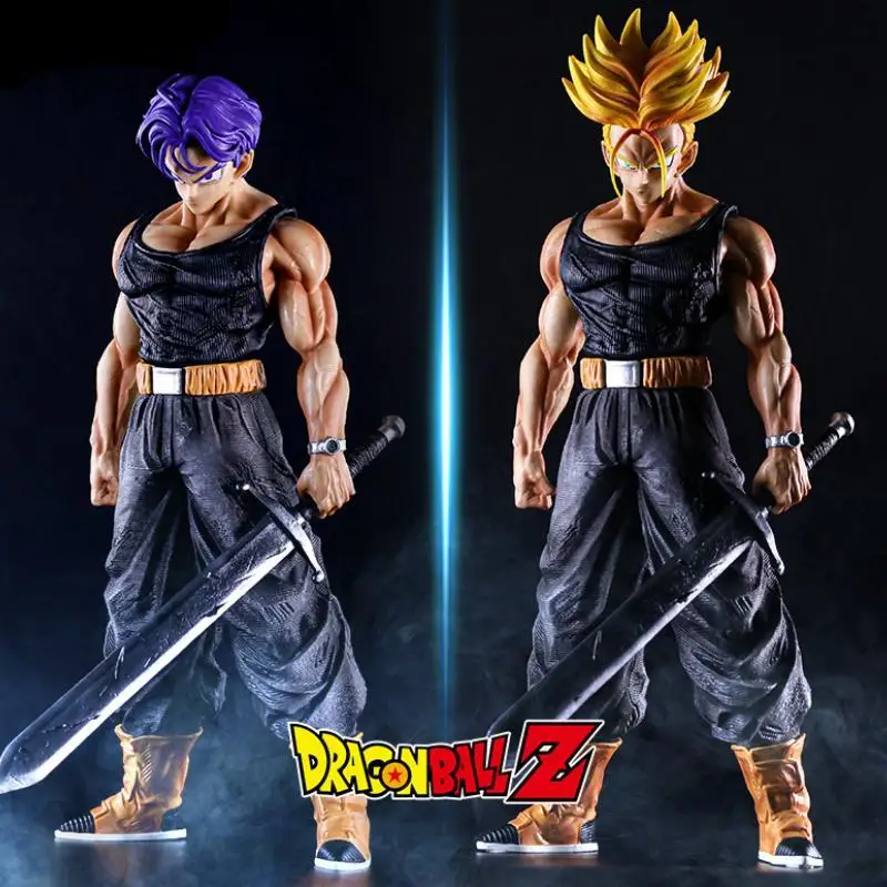 44CM Anime Dragon Ball Z Characters Trunks Super Saiyan Mannequin Model Pvc  Action Toys Gk Statue Series Doll Collection Gift - AliExpress