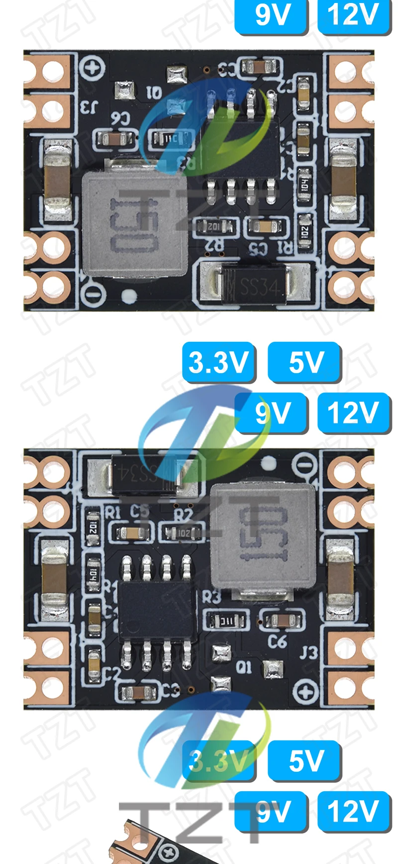 DC-DC 3A Buck Step-down Power Supply Module 5V-12V 24V zu 5V 3,3 V 9V 12V Feste Ausgangs Hohe-Strom für arduino – Detail 5